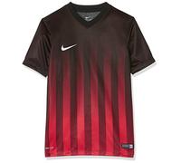 NIKE SS YTH Striped Division II JSY Tee-Shirt pour Enfant L Noir/Rouge/Blanc (Black/University Red/Blanc)