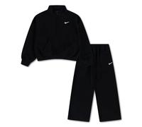 NIKE Std Flc 1/4 Zip Ensemble pantalon pour fille Black 3/4 ans