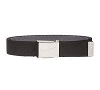 NIKE Tissu Extensible réversible Ceinture, Noir/Gris, Taille Unique Homme
