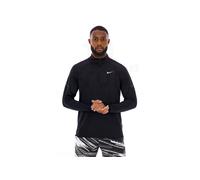 Nike Maillot de course Stride – Noir/Argent – Taille L