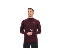 Nike Stride Half-Zip Longsleeve Maillot de course Hommes-rouge foncé, argent, Taille XXL