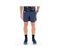 Nike Stride Dri-Fit DM4759-437 Short de Course 2 en 1 pour Homme, Bleu foncé/argenté réfléchissant, Taille S