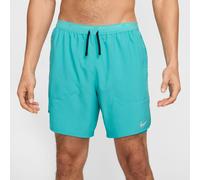 Nike Stride 2in1 7in Short De Running Hommes-Turquoise S