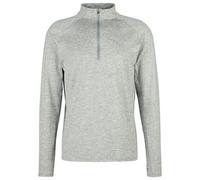 Nike - Stride Dri-Fit 1/2-Zip Midlayer Running Top - T-shirt de running - M - smoke grey / heather / reflective silver