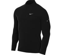 Nike Stride Dri-Fit HV2180-010 Haut de Course intermédiaire avec Demi-Fermeture éclair pour Homme, Noir/argenté réfléchissant, Taille M