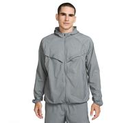 Nike Stride HV4548-084 Veste de course UV avec technologie Dri-Fit (homme), gris fumé/argenté réfléchissant, taille M