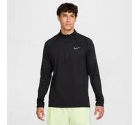 Nike Stride Half-Zip Maillot de course Hommes - noir, argent, Taille S