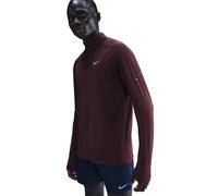 Nike Stride Half-Zip Maillot de course Hommes - rouge foncé, argent, Taille XL