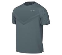 Nike Stride Haut De Running À Manches Courtes Dri-Fit ADV pour Homme, Mineral Slate/Reflective Silv, HV5203-382, XS