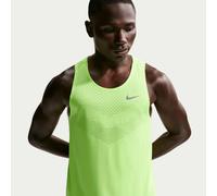 Nike Stride Maillot de course Hommes - jaunes fluo, argent, Taille M