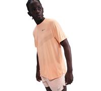Nike Stride Tee Maillot de course Hommes-orange, argent, Taille S