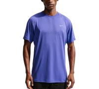 Nike - Stride Dri-FIT ADV Short-Sleeve Running Top - T-shirt de running - M - lapis / deep royal blue / reflective silver