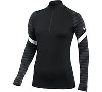 Nike Strike 21 Drill Top Sweat-shirt d'entraînement pour femme, Femme, CW6875-010, Noir/anthracite/blanc/blanc, m