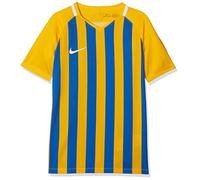 Nike Striped Division III Jersey SS Maillot Enfant University Gold/Royal Blue/White/White FR: L (Taille Fabricant: L)