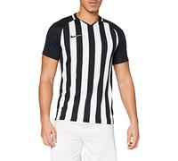 Nike Striped Division III Jersey SS Maillot Homme, Noir/Blanc, FR : S (Taille Fabricant : S)