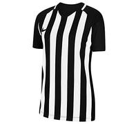 Nike Striped Division III Jersey SS Maillot Mixte Enfant, Noir/Blanc, FR : S (Taille Fabricant : S)