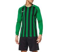 Nike Striped Division III LS Maillot Homme Pine Green/Noir/Blanc/Blanc FR : L (Taille Fabricant : L)