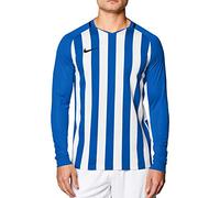 Nike Striped Division III LS Maillot Homme Royal Blue/Blanc/Noir/Noir FR : M (Taille Fabricant : M)