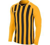 Nike Striped Division III LS Maillot Homme University Gold/Noir/Blanc/Blanc FR : L (Taille Fabricant : L)