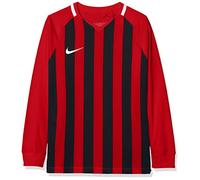 Nike Striped Division III LS Maillot Mixte Enfant, University Red/Black/White/(White), FR : XS (Taille Fabricant : XS)