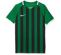 Nike Striped Division III SS Maillot Enfant Pine Green/Noir/Blanc/Blanc FR : L (Taille Fabricant : L)