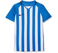 Nike Striped Division III SS Maillot Enfant Royal Blue/Blanc/Noir/Noir FR : L (Taille Fabricant : L)