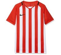Nike Striped Division III SS Maillot Enfant University Red/Blanc/Noir/Noir FR : S (Taille Fabricant : S)