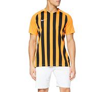 Nike Striped Division III SS Maillot Homme, University Gold/Noir/Blanc/Blanc, XL