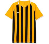 Nike Striped Division III SS Maillot Mixte Enfant, University Gold/Black/White/(White), FR : S (Taille Fabricant : S)
