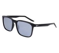 Nike Unisex NIKE RAVE P FD1849 11 Lunettes de soleil Plastique Noir Argent Carré Polarisé Polarisé