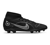 Nike Superfly 8 Club FG/MG, Baskets Mixte, Black Metallic Silver Medium Ash, 44 EU