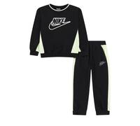 Nike Kids Ft Blocked Crew Long Sleeve Set Noir 4-5 Years Enfants