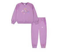 Nike Kids E1d1 Gfx Ft Crew Long Sleeve Set Violet 5-6 Years Enfants