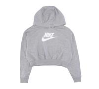 Nike - Sweat à capuche court et oversize - Femme - Sport - Gris - Taille: 42 FR