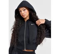 Nike Sweat à Capuche court Phoenix Zippé - Noir L