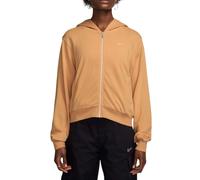 Nike Sweat à Capuche et Zip pour Femme Chill Terry Orange