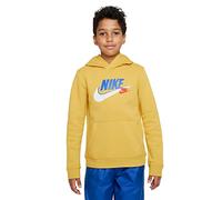 Nike Sweat à Capuche FD1197 Shirt, Jaune Vif, 8-9 Ans Mixte Enfant