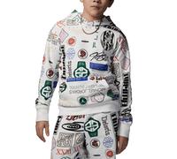 Nike Sweat à Capuche pour Enfant Mj Essentials All Over Printed Blanc