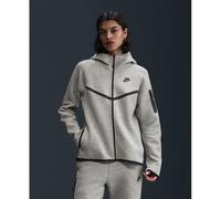 Nike Sweat à Capuche Tech Fleece FZ Coupe-Vent - Gris/Noir Femme Medium