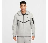 Nike Sweat à Capuche Tech Fleece FZ Coupe-Vent - Gris/Noir Large