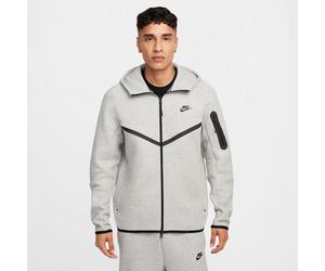 Nike Sweat à Capuche Tech Fleece FZ Coupe-Vent - Gris/Noir Large