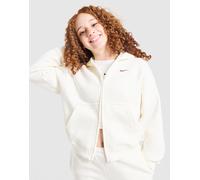 Nike Sweat à capuche zippé Studio Fleece Fille Junior - Crème 10-12Y