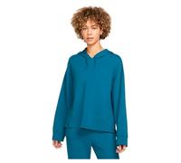 NIKE Sweat Bleu Canard Femme Yoga Bleu M