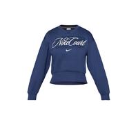 NIKE Sweat de sport 'CRT' bleu marine / blanc, Taille S