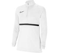 Nike Sweat d'entraînement pour femme Academy 21 Drill Top, Femme, CV2653-100, Blanc/noir, XXS