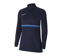 Nike Sweat d'entraînement pour femme Academy 21 Drill Top, Femme, CV2653-453, Bleu marine/blanc/bleu roi/blanc, XXS