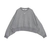 Nike - SweaT-shirt à col rond oversize - Femme - Sweatshirts et sweats à capuche - Gris - Taille: 42 FR