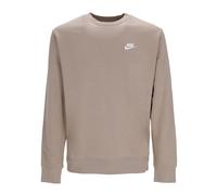 Nike - SweaT-shirt Col Rond Khaki/Blanc Manches Longues - Homme - Sweatshirts et sweats à capuche - Beige - Taille: S