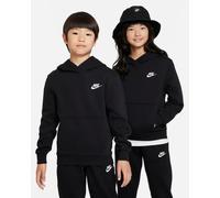 Nike Sweat-Shirt Junior Sportswear Club Toison à Capuche - 010 ( Noir/Blanc)