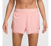 Nike Swift 2in1 Short Short de running Femmes-abricot, Taille XS